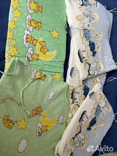 Бортики на детскую кроватку