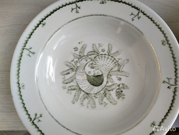 Суповые тарелки Хайтиский фарфоровый завод СССР