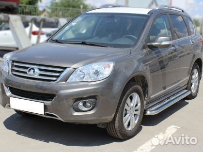 Пороги нержавейка d-60 Great Wall Hover Ховер H6