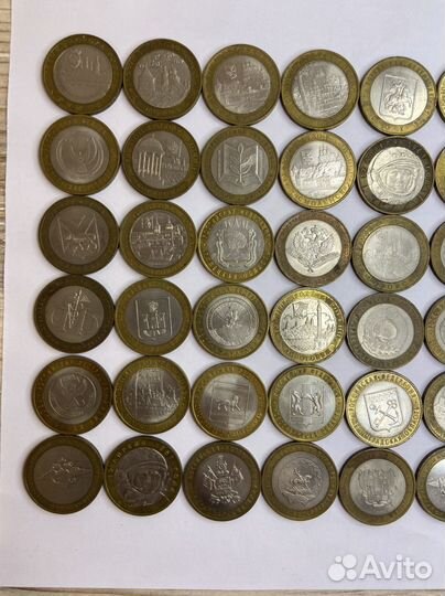 Юбилейные монеты 10 рублей коллекция