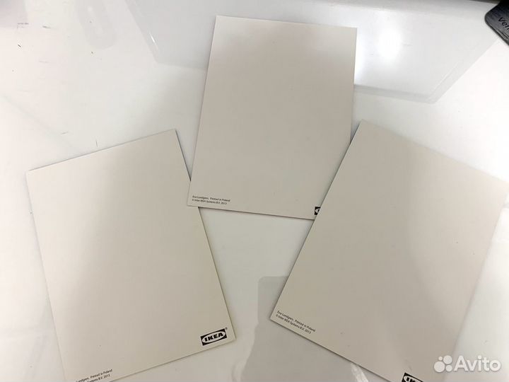 Комплект открыток IKEA 13 х 18см. 5 штук