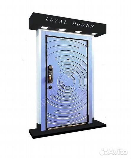 Металлическая дверь с биометрическим замком