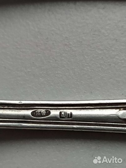 Набор чайных серебряных ложек 65р/г