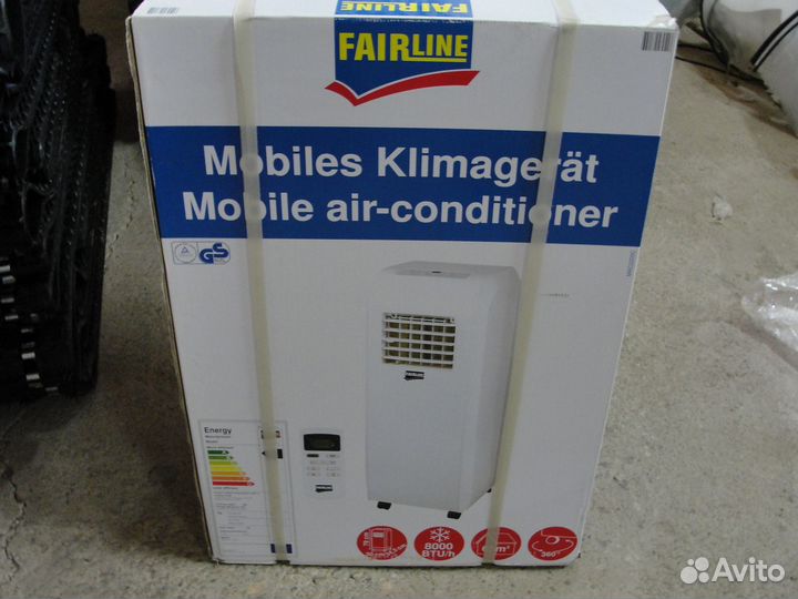 В упаковке напольный кондиционер Faer Line 65кв.м