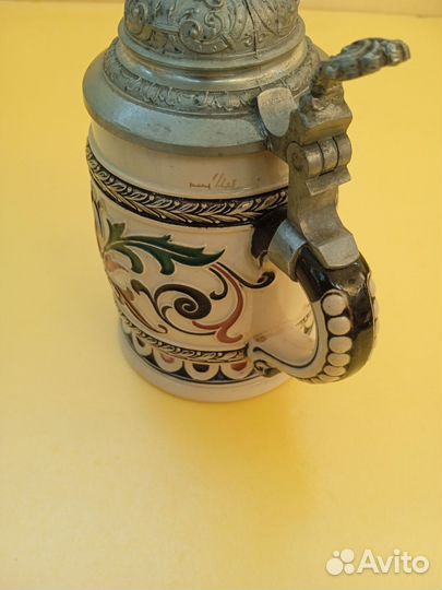 Кружка пивная с крышкой