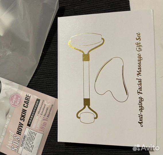 Набор Гуаша роллер и скребок