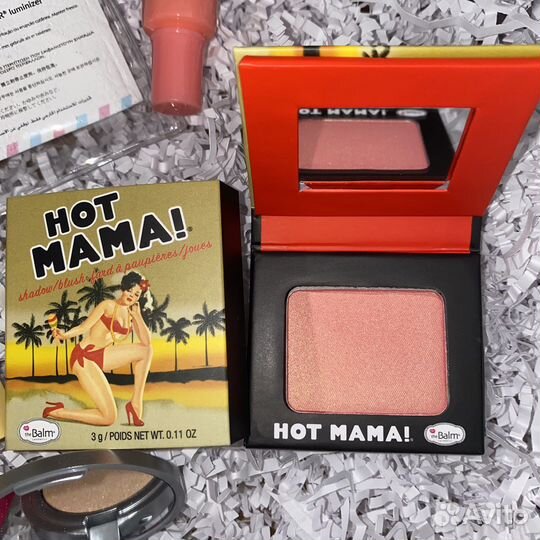 The balm бронзер,румяна,хайлайтер,тушь для ресниц