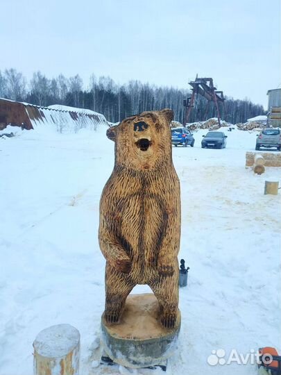 Садовая фигура медведь