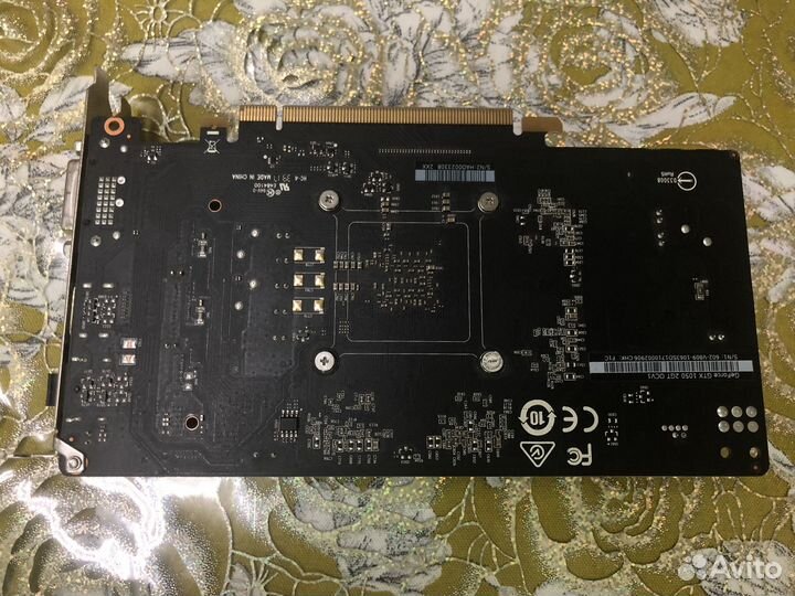 Видеокарта GTX 1050 MSI 2GB