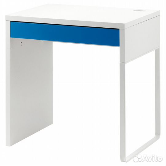 Письменный стол микке, белый, синий (7350 см)