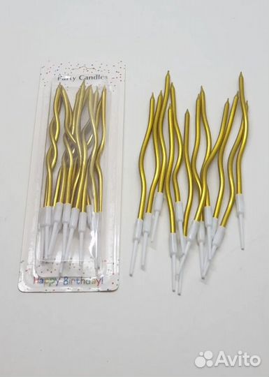 Свечи для торта (набор из 3 пачек)