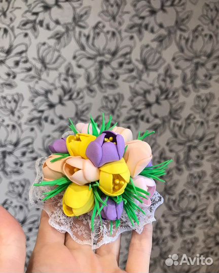 Бантики ручной работы набор