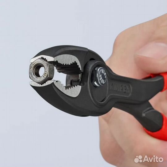 Клещи knipex KN-8201200 зев 4-22 мм, длина 200 мм