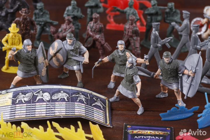 Оптовый лот Солдатики Индейцы Ковбои 66 штук