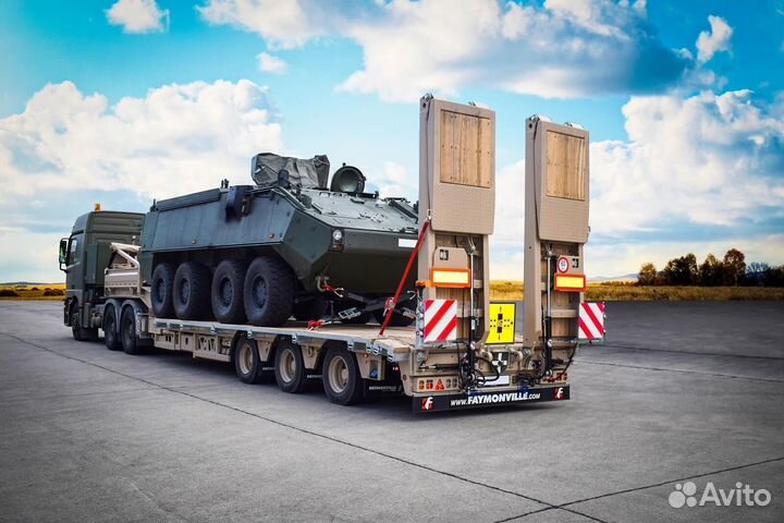 Перевозка негабарита, услуги трала