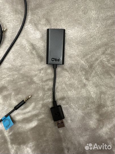 Проводные наушники logitech g pro x черный