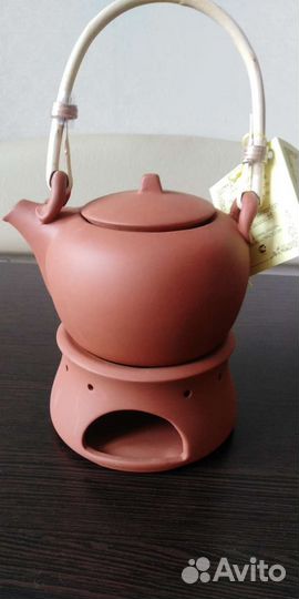 Сервиз чайный глиняный