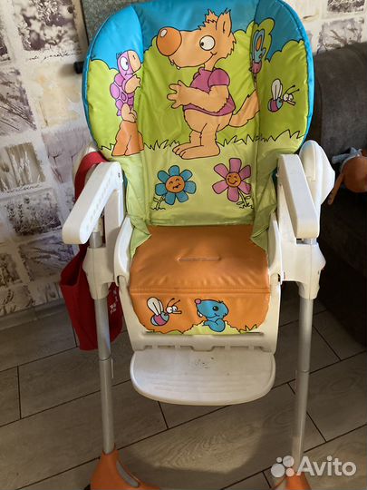 Стульчик для кормления chicco polly