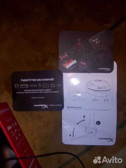 Игровые наушники hyperx cloud stinger