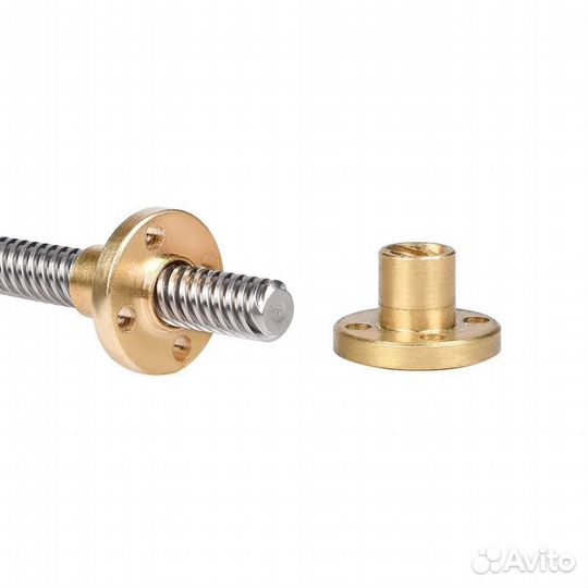 Гайка ходовая T8x4 Латунь