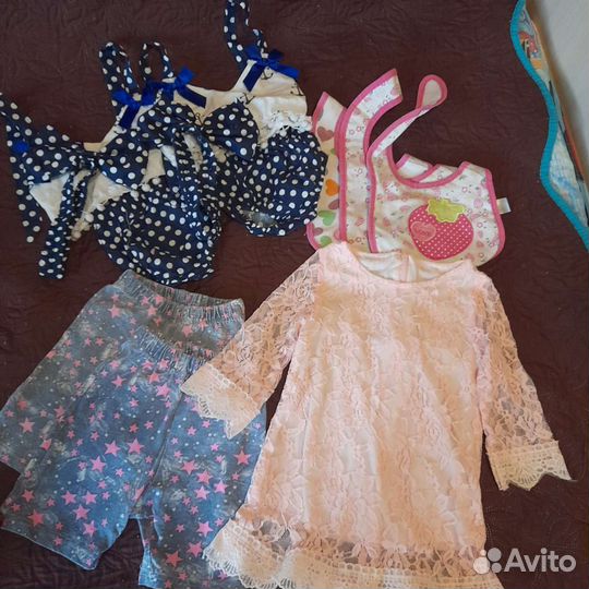 Панамки и летние костюмчики на малышек