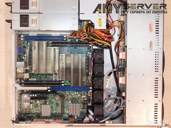 Сервер Supermicro 1028R 2x E5-2667v4 128Gb 8SFF