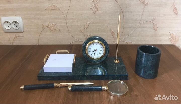 Набор руководителя из малахита