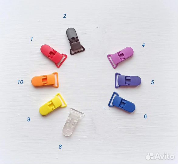 Клипсы (застëжки) для нетеряшек