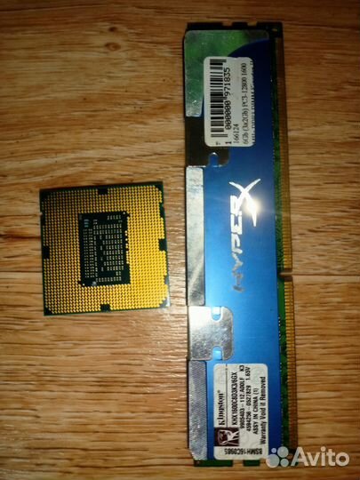 Процессор core i5 3470.Оперативная память ddr3