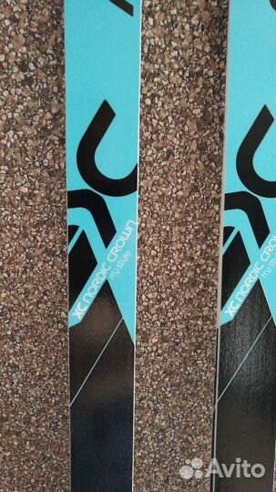 Лыжи fisher nordic crown + палки fisher