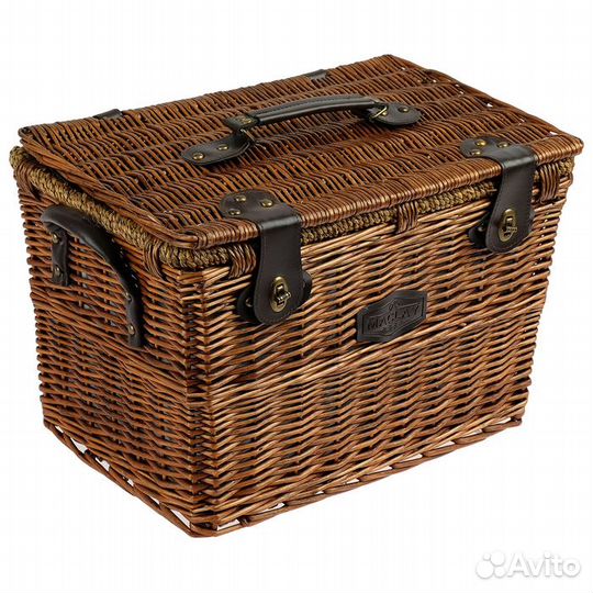 Корзина для пикника Doris, на 4 персоны, цвет микс