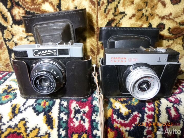Фотоаппараты СССР Смена-8м и Смена 6