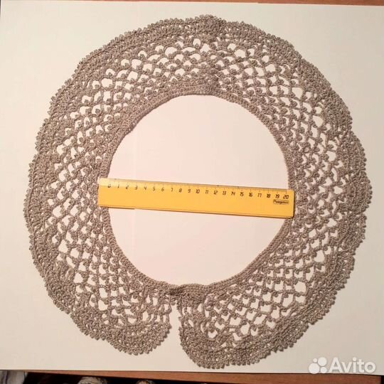 Вязаный воротничок