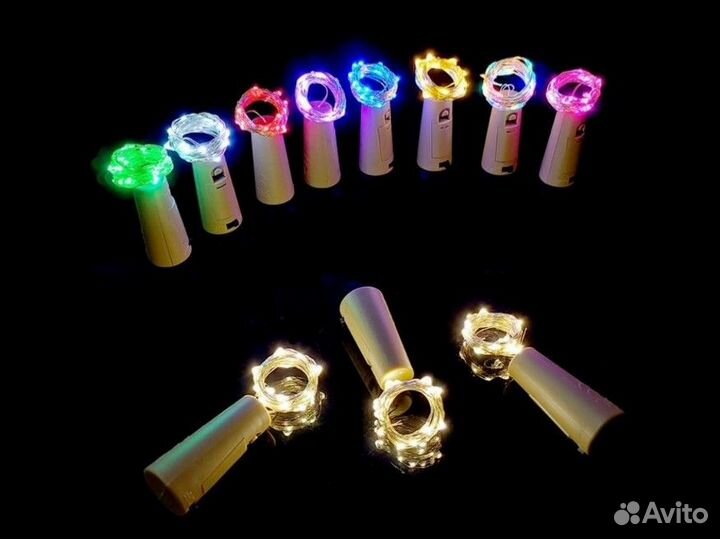 Вечный светильник-пробка LED на солнечной батарее