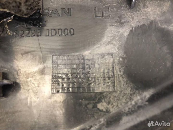 Накладка обшивки двери для Nissan Qashqai 1 2006