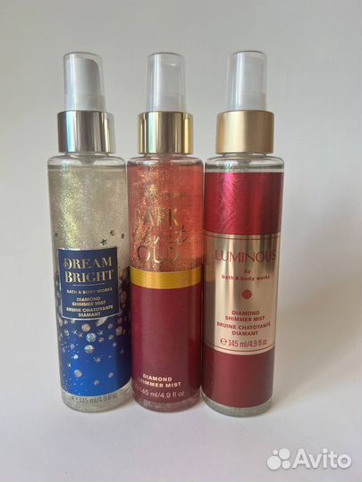 Мерцающий мист для тела Bath and Body Works