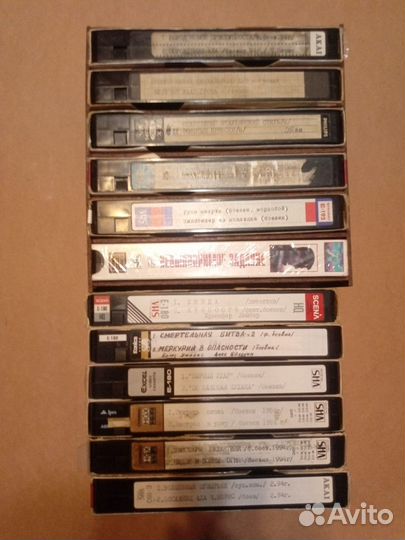 Видео кассеты с записями