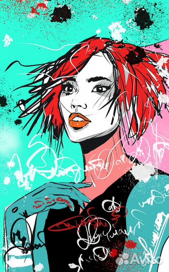 Портрет по фото, картины на заказ. Скетч-арт