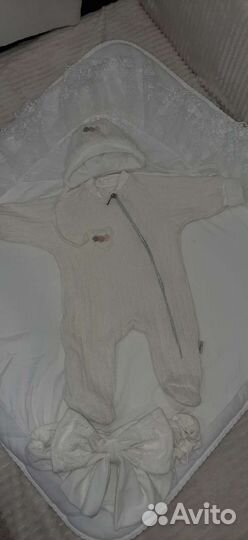 Конверт одеяло на выписку зима