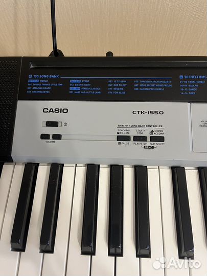 Цифровое пианино casio ctk-1550