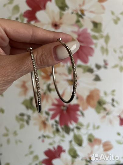 Серьги кольца