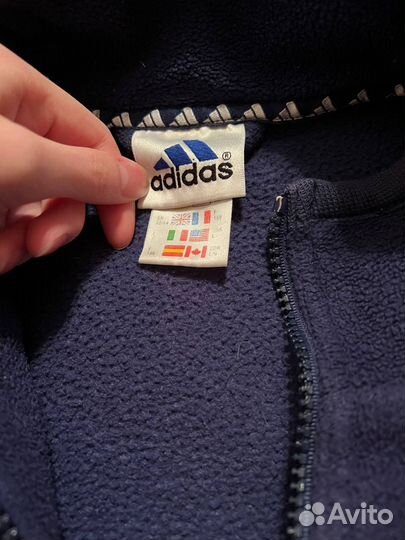 Флисовая кофта adidas
