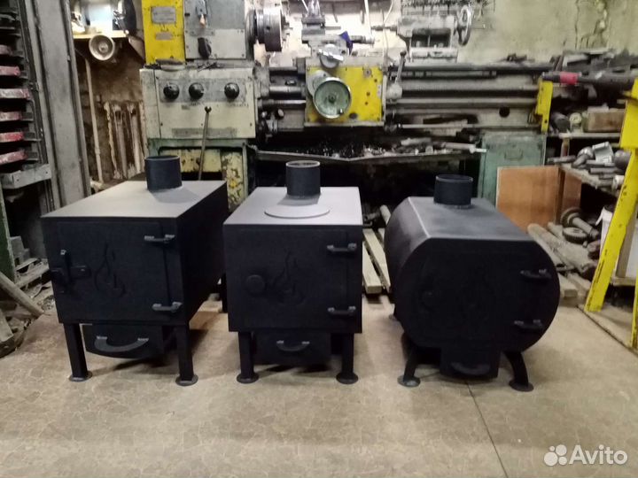 Печь буржуйка отопительная