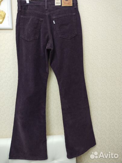 Джинсы levis новые клёш вельвет