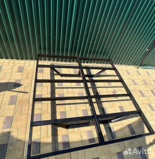 Кровать металлическая в стиле лофт