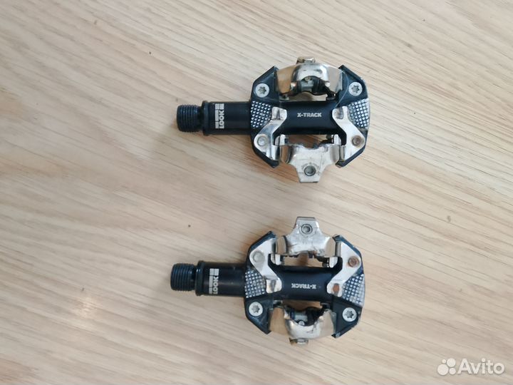 Педали контактные для мтб look X-Track dark-grey