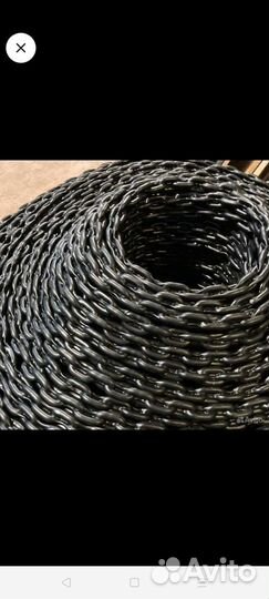 Цепи в оплётке пвх от 6мм до 11мм