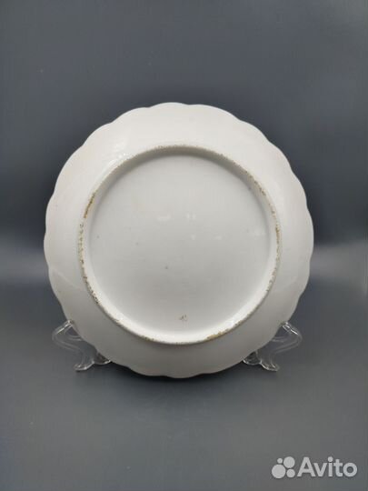 Суповая тарелка «Цветы» фарфор