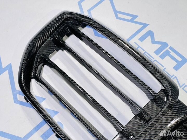 Решетка радиатора BMW X5 G05 рестайлинг, карбон