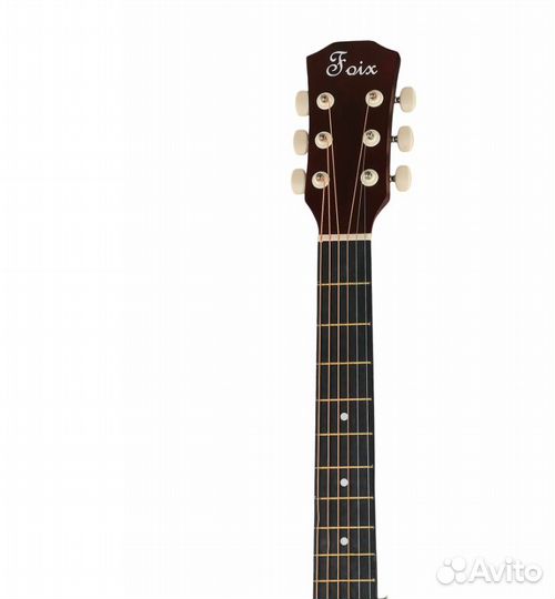 Акустическая гитара, с вырезом, цвет натуральный